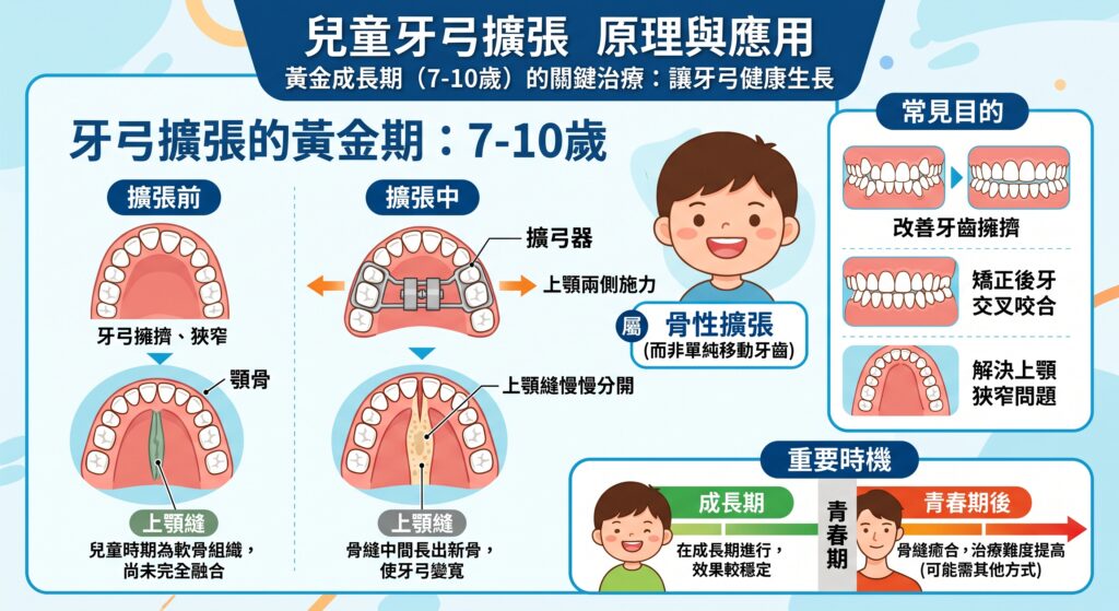 兒童牙弓擴張